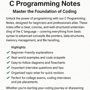 C Programming Notes