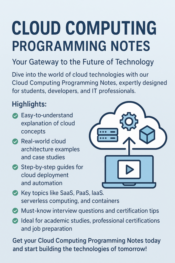 Cloud Computing Programming Notes - Trailhead Titans Hub
