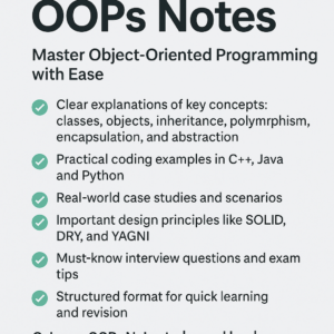 OOPs Notes