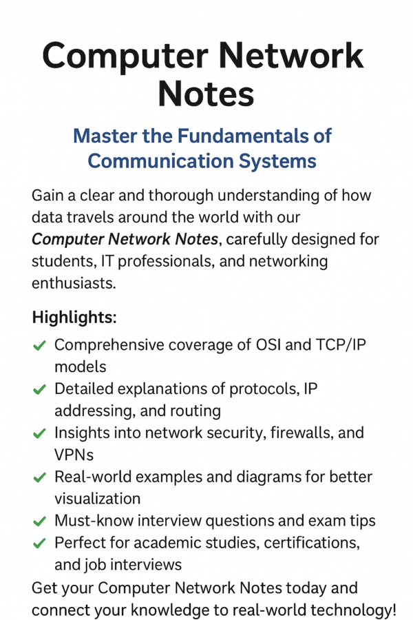 Computer Network Notes