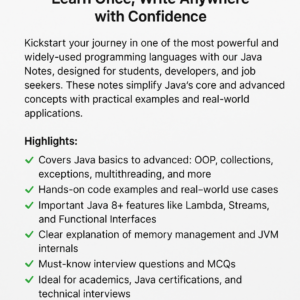 Java Notes