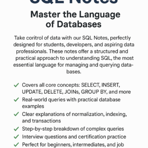 SQL Notes