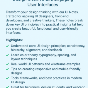 UI Notes