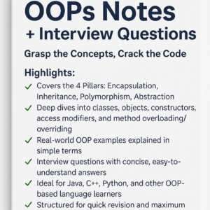 OOPs Notes + Interview Questions