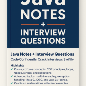 Java Notes + Interview Questions