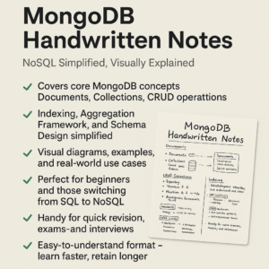 MongoDB Handwritten Notes