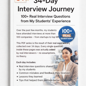 Crack the Interview: Real Questions, Real Struggles – My Students' 34-Day Journey