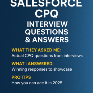 What They Asked Me in CPQ Interviews – 100 Questions & Winning Answers
